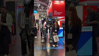 Day 2 at Euroshop -Robot come to our booth ! #nseled