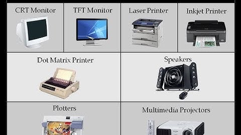 Output Devices - Computer Fundamentals | CG Computer Education