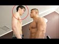 Дрыщ перебил Макса в силе удара \ Schoolboy vs Bodybuilder