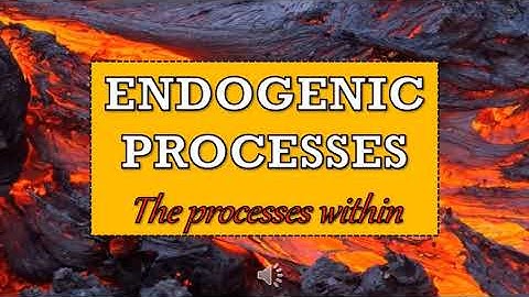 Endogenic and Exogenic Processes - Earth and Life Science