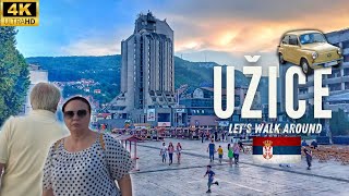 🇷🇸 UŽICE 4K City Walkaround | SUMMER EVENING in SERBIA | Hotel ZLATIBOR &amp; More! | Travel Serbia 2022