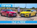 New AMG A45 S vs old AMG A45 review   0-60, rolling race and drift test!