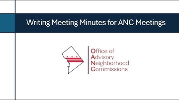 How to Take Effective Meeting Minutes: A Walkthrough for ANC Meetings