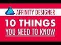 Affinity Designer - 10 things you need to know.