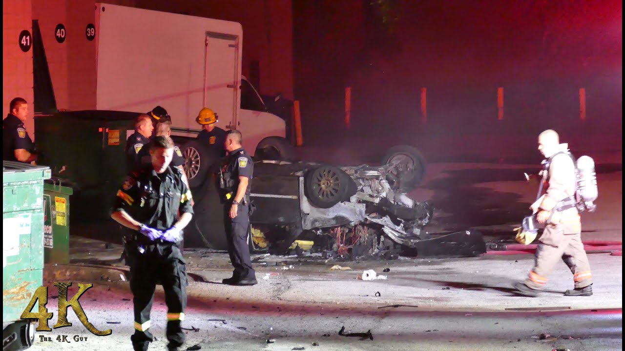 Mississauga: Driver charged after fiery road rage crash 9-22-2016 - YouTube