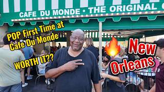 Dad Eating Famous New Orleans Food For The  First Time