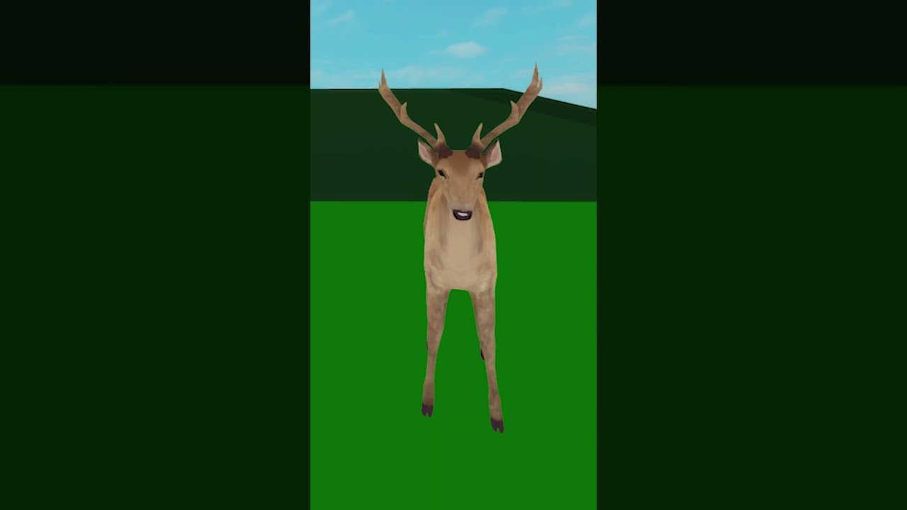 Олень сбрасывает рога в Roblox Brookhaven
