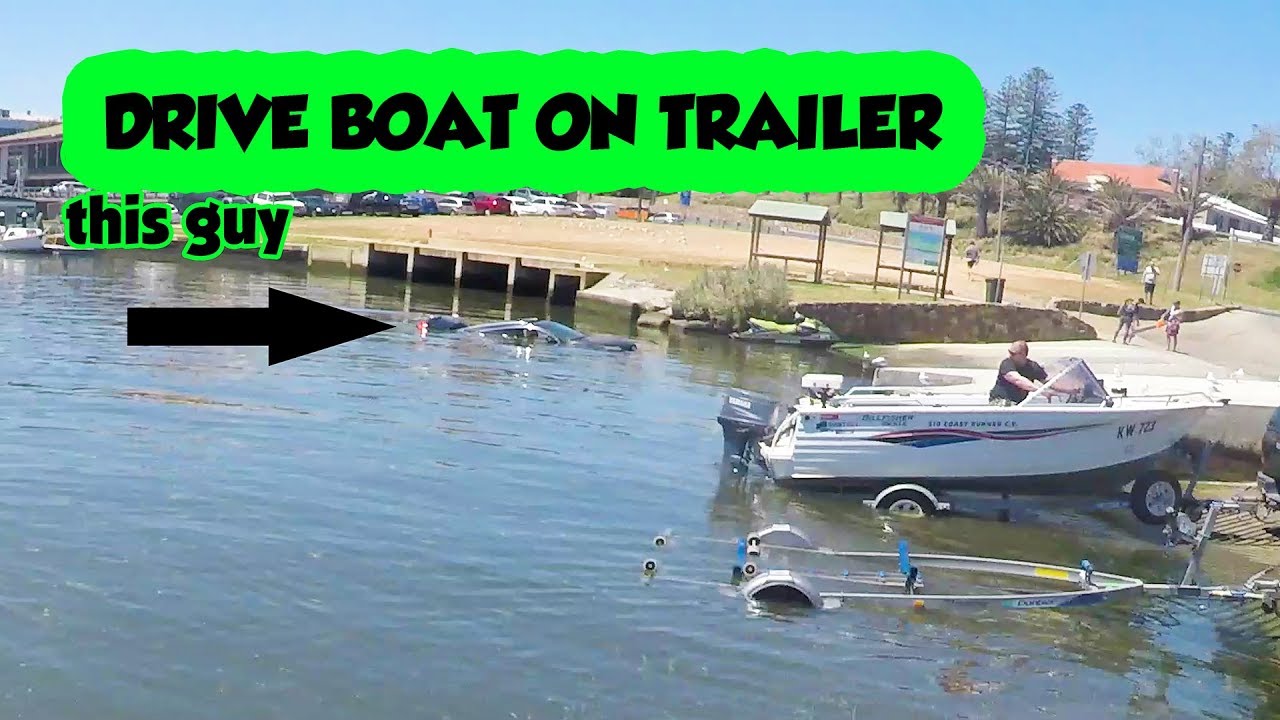 Drive Boat On Trailer Go Fishing Solo how to video Boating ...