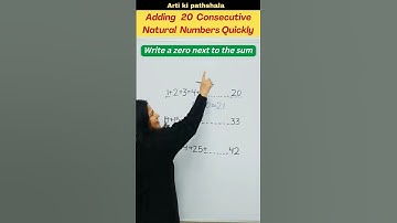 🤔How to Add 20 Consecutive Numbers Quickly? Number System Trick #shorts #viral #trending #shortsfeed
