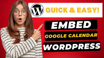 How To Embed Google Calendar In WordPress 2025 🔥 - (FAST & Easy!)