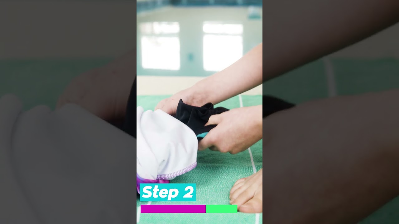 How to put on a fin fun mermaid tail  