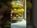 🥒EASY Homemade Fermented Pickle Recipe #fermented #fermentedcucumber #ferment #pickles