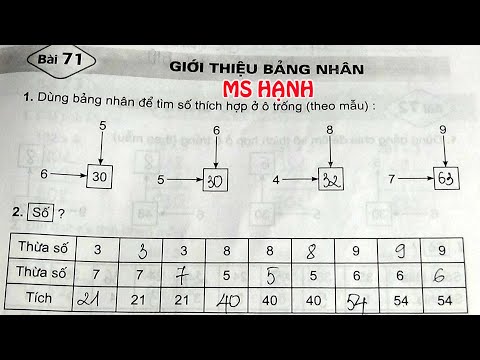 Video Vở Bài Tập Toán Lớp 3 Bài 71 Trang 81 82 Giới Thiệu... - YouTube