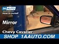 How To Replace Side Rear View Mirror 1995-2005 Chevy Cavalier