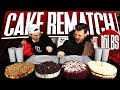 16LB CAKE CHALLENGE REMATCH! | 56 Slices of Red Velvet, Pumpkin Cheesecake, Oreo Mousse Cake & more!