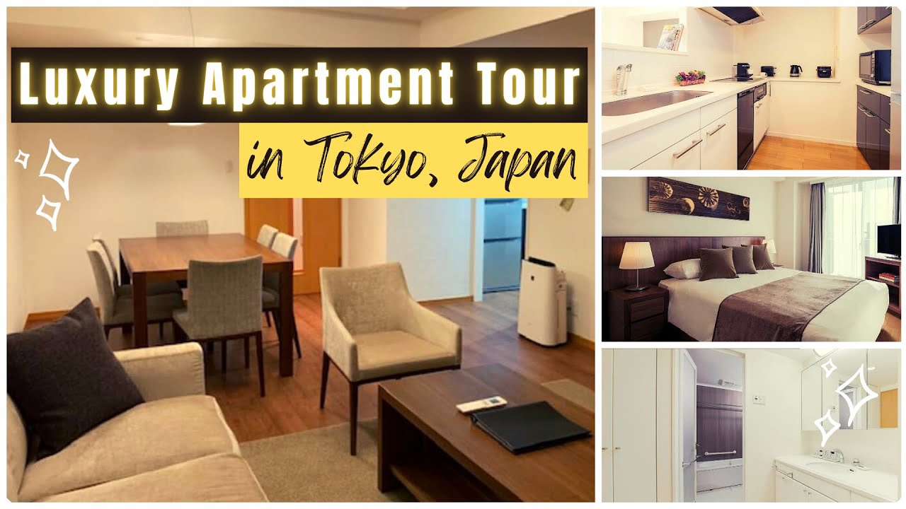 Luxury Apartment Tour in Tokyo Japan | Oakwood Residence Shinagawa