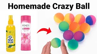 How to make orbeez with Powder/DIY colourful waterballs/Homemade Crazy ball/Diy Bouncy ball#ball#diy