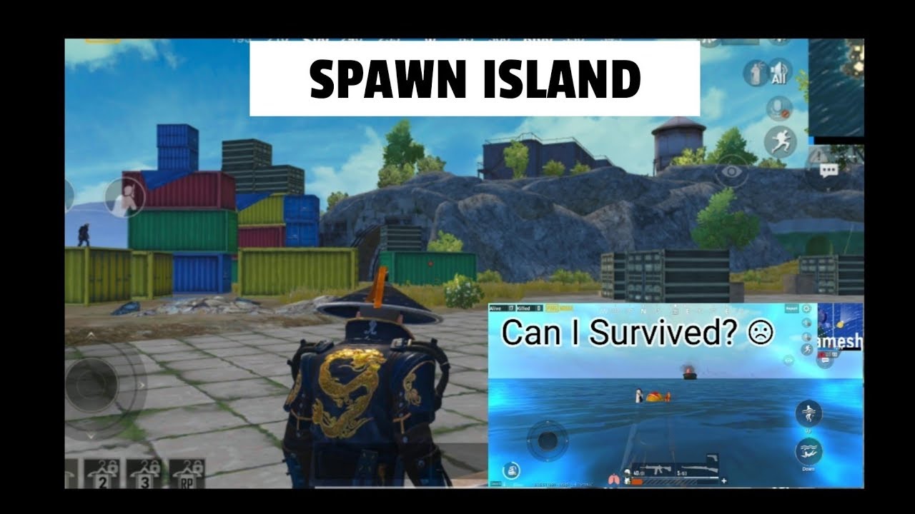 LOOTING THE SPAWN ISLAND IN PUBG || PUBG MOBILE || THE VILLAIN GAMING ||