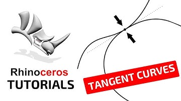 Rhino Modeling Tutorials: Tangent Curves