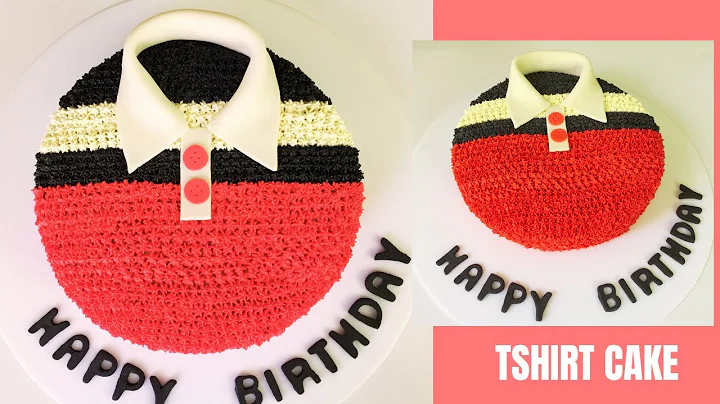 Shirt Cake Decoration | Easy Shirt Cake from round cake