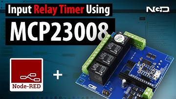 Node Red MCP23008 Input Relay Timer