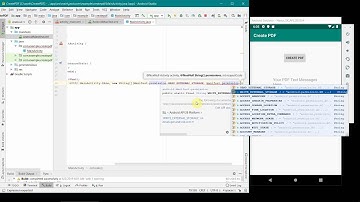 How to create PDF file in your Android App? Complete source code using Android Studio