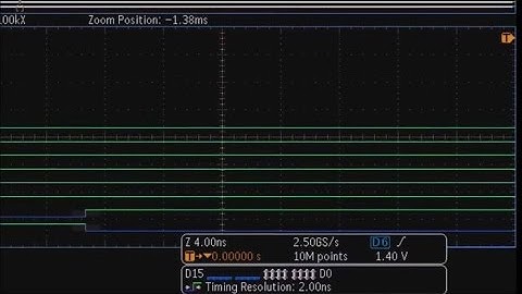MDO3000 Integrated Logic Analyser