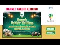 Free CDR - Desain Banner Rapat Takbir Keliling #klsdesain