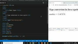 06. JS Tutorial Type Conversion in js part-1
