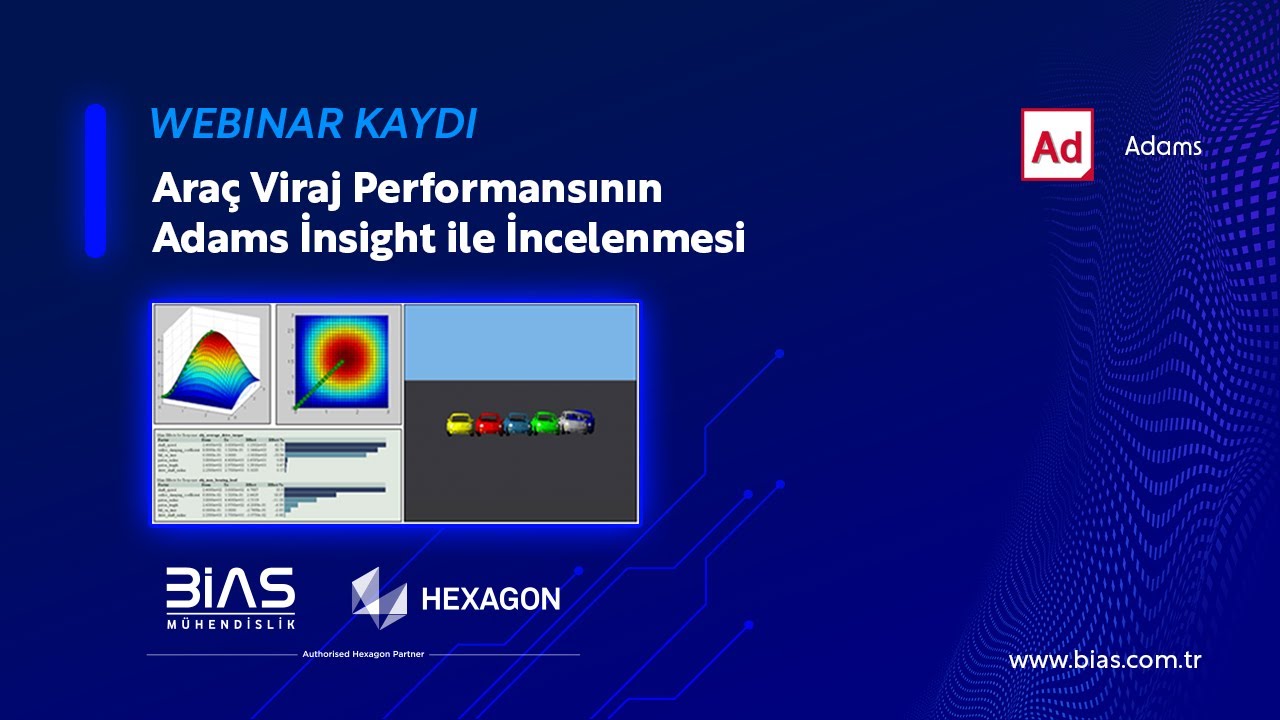 Adams Insight Software Araç Viraj Performansının Adams Insight ile İncelenmesi - YouTube