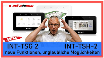 Die neuen SATEL-Bedienteile INT-TSG2 und INT-TSH2
