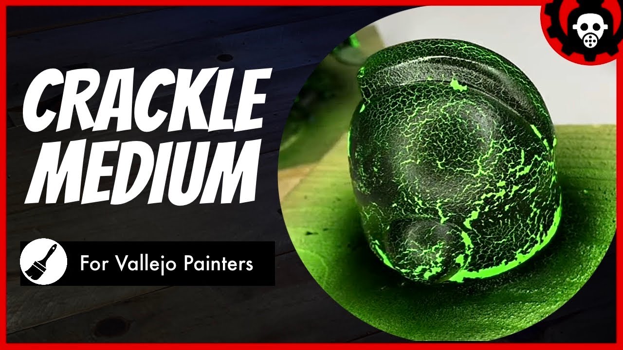 HOW To Use The Vallejo CRACKLE Medium ART Toy Painting Vallejo