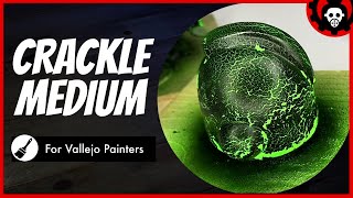 HOW To Use The Vallejo CRACKLE Medium | ART Toy Painting | Vallejo Color | 2021