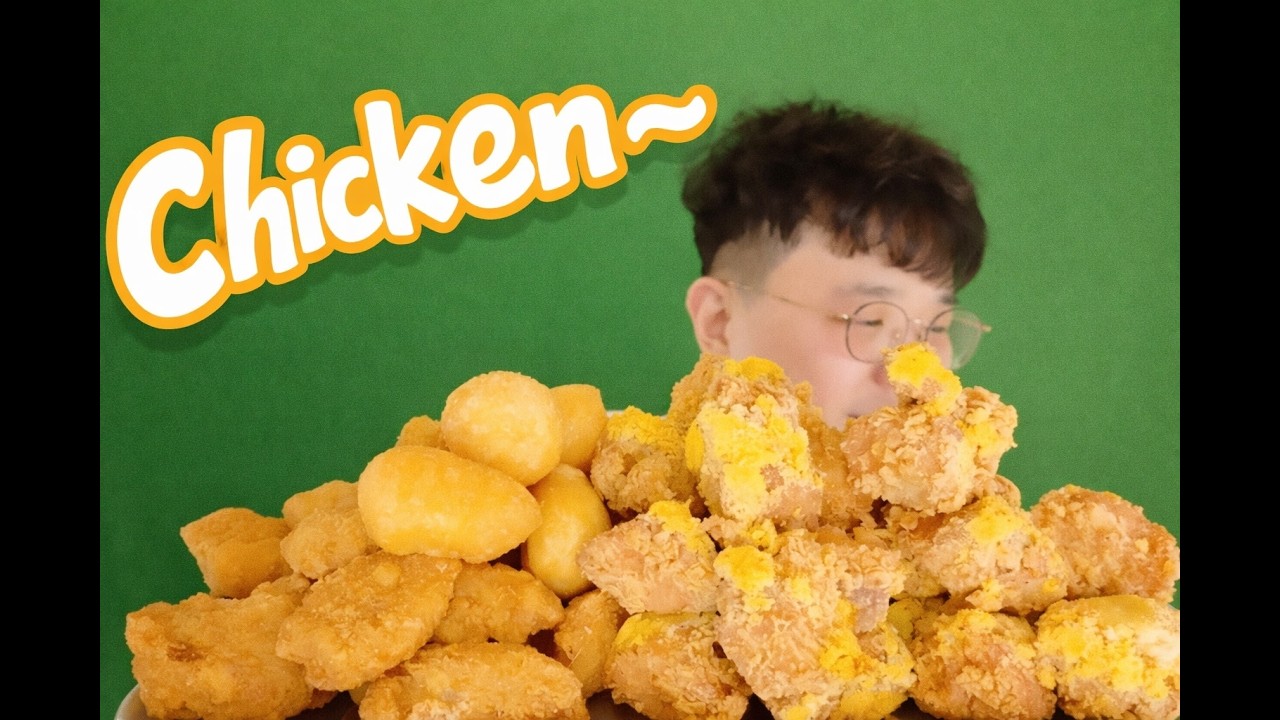 BBQ Crunchy Boneless Chicken & Crunchy Butter Chicken Mukbang 🍗🧀| BBQ 크런치 순살 크래커 & 크런치 버터치킨 먹방 🍗🧀