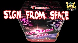 SFC1663 Sign From Space 16 Shots Cake Surex Polen