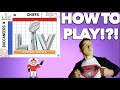 How to play Super Bowl Squares for Super Bowl Party - YouTube