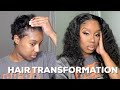 QUICK HAIR TRANSFORMATION: 5x5 DEEP WAVE CLOSURE WIG| NO STYLING NEEDED (ALIPEARL HAIR)