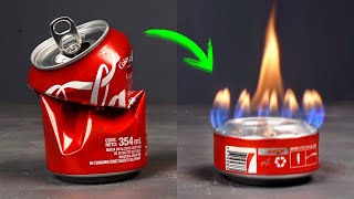 ❌ NO Deseches tus LATAS de Coca-Cola 👉 Crea una ESTUFA de LATA - INVENTO CASERO muy UTIL