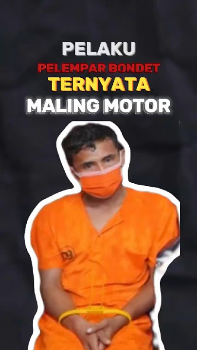 Pelaku Pelempar Bondet Ternyata Seorang Maling Motor #shorts #beritaterkini #fakta
