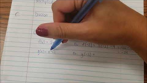 A2H 3.3 Function Operations and Compositions