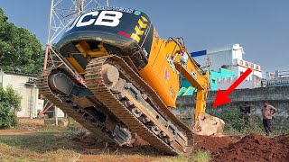 JCB 145 Excavator Tower Foundation dig out and Breaks contrete level it in Tenkasi | Jcb video by JcbBackhoes 86,040 views 11 days ago 23 minutes