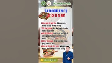 Cá Rô Đồng Kho Tộ – Lợi Ích Ít Ai Biết Đến | Món Ngon Tốt Cho Sức Khỏe | Đức Phương Sức Khỏe