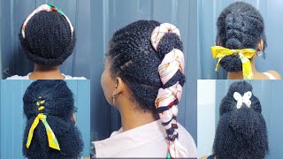 Idées de Coiffures Faciles sur Cheveux Afro Bouclés Frisés | Originales et super rapides à réaliser