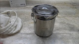 Fire Maple 1.2 Liter Stainless Steel Bush Pot  Excellent!