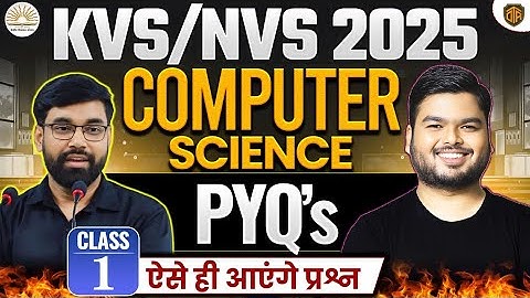 KVS/NVS 2025 Computer Class | KVS Computer Literacy PYQ | KVS NVS Tier 1 Computer Class #kvs #nvs