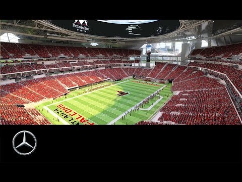 Video: Das Neue Mercedes-Benz-Stadion Von Atlanta Wird Für Einen Römischen Kaiser Geeignet Sein