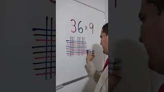 Japanese Method for Multiplication ❤️ गुणन के लिए जापानी विधि #shorts #fyp