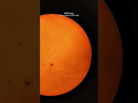 ✅ Солнце в телескоп / The sun through a telescope #рекомендации #солнце #космос #телескоп #shorts