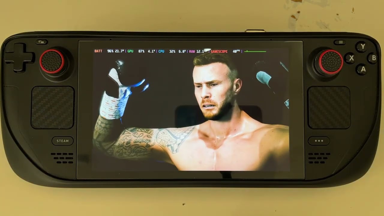 Undisputed Boxing Steam Deck Gameplay 40 FPS Lock