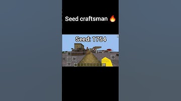 The coolest seeds at craftsman🔥 #minecraft #memes #mlg #dream #craftsman #shorts